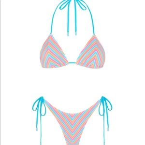 Triangl Vinca Sherbert stripe